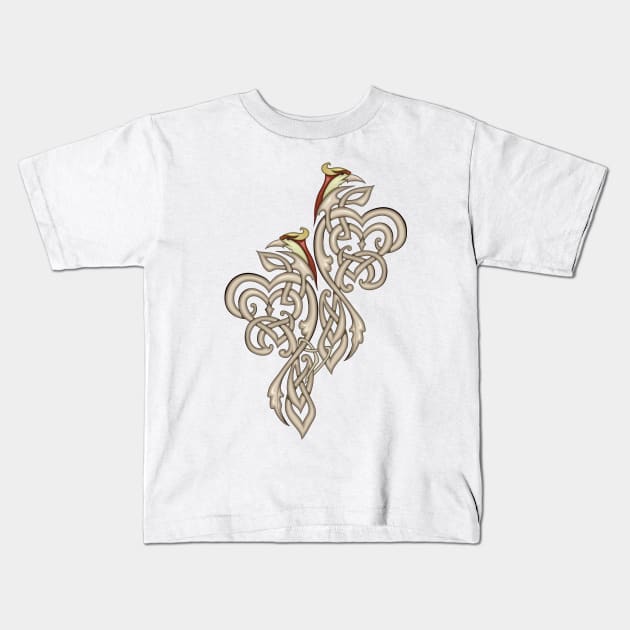 Celtic knot ornament. Kids T-Shirt by Artist Natalja Cernecka